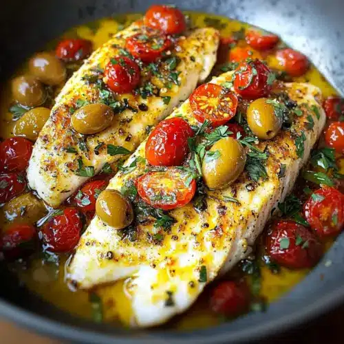 Easy Mediterranean Baked Fish