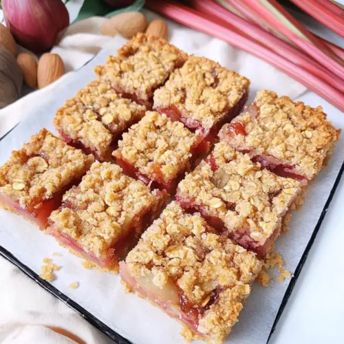 Amish Oatmeal Rhubarb Bars