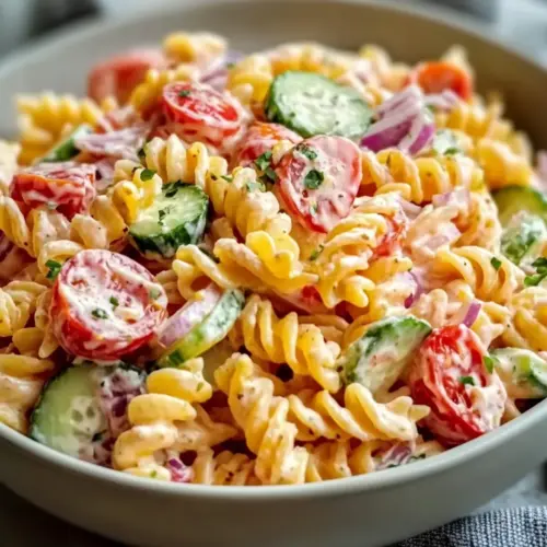 Pink Cadillac Pasta Salad