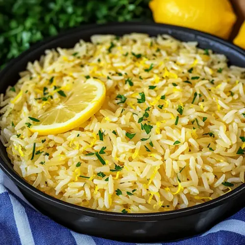 Easy Greek Lemon Rice Dinner