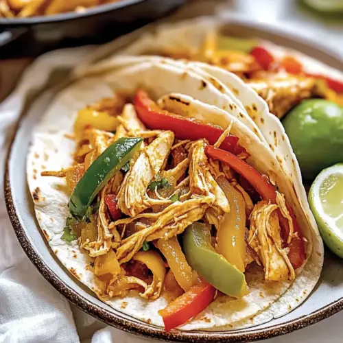 Crockpot Chicken Fajitas