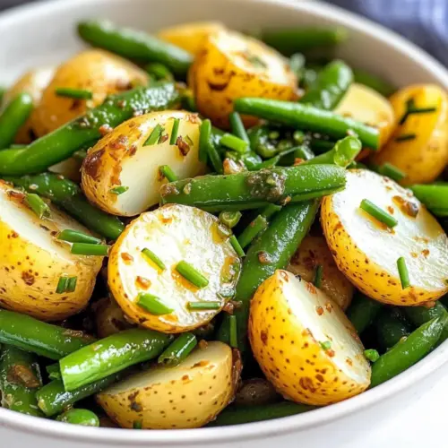 Quick Green Bean Potato Salad