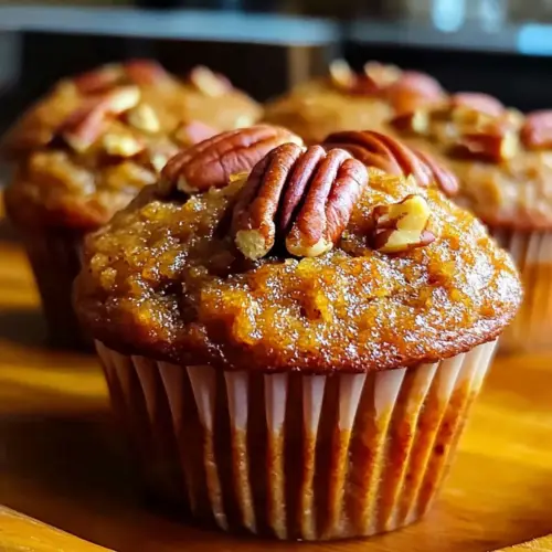 Pecan Pie Brown Sugar Muffins