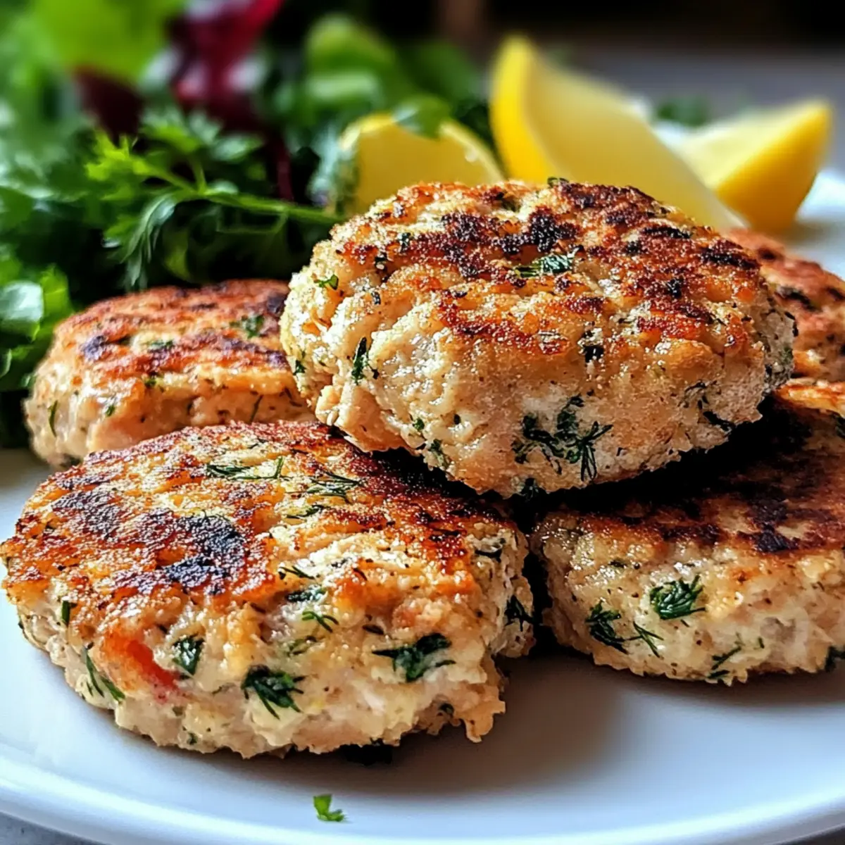Mediterranean Chicken Patties
