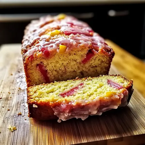 Lemon Rhubarb Sunshine Loaf