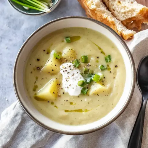 Creamy Potato and Spring Onion Soup