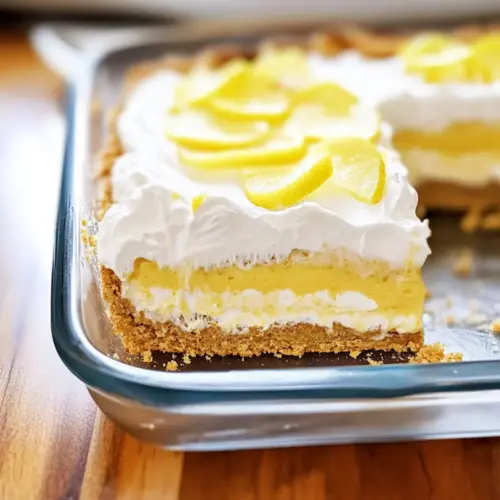 Heavenly Lemon Oreo Dessert