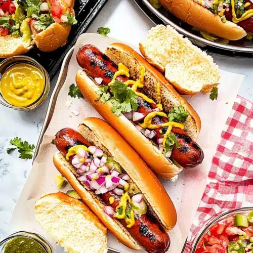 20-Minute Spiral-Cut Grilled Hot Dogs