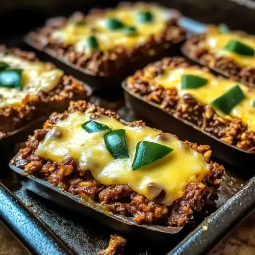 Ground Beef Zucchini Boats