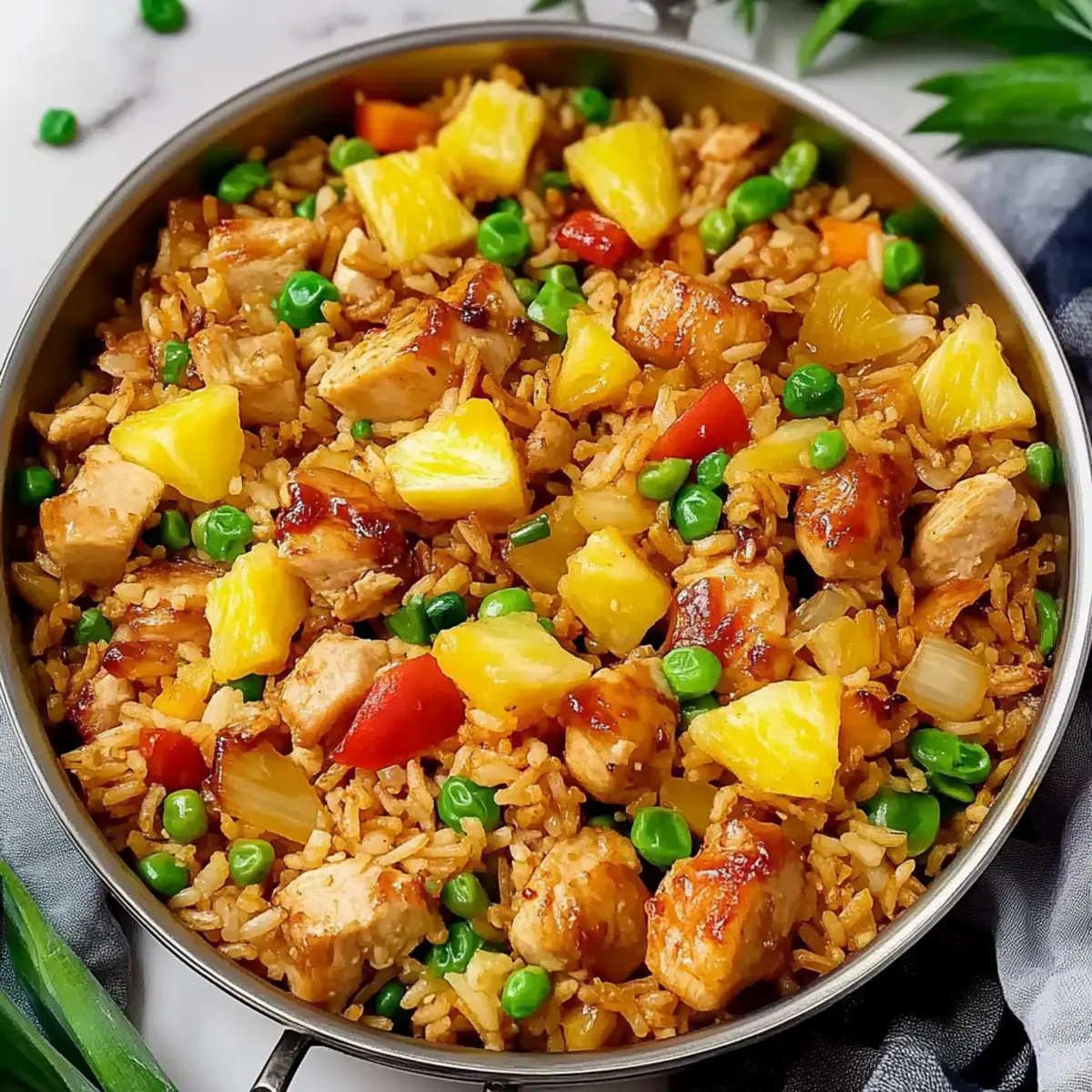 Irresistible Hawaiian Chicken Fried Rice