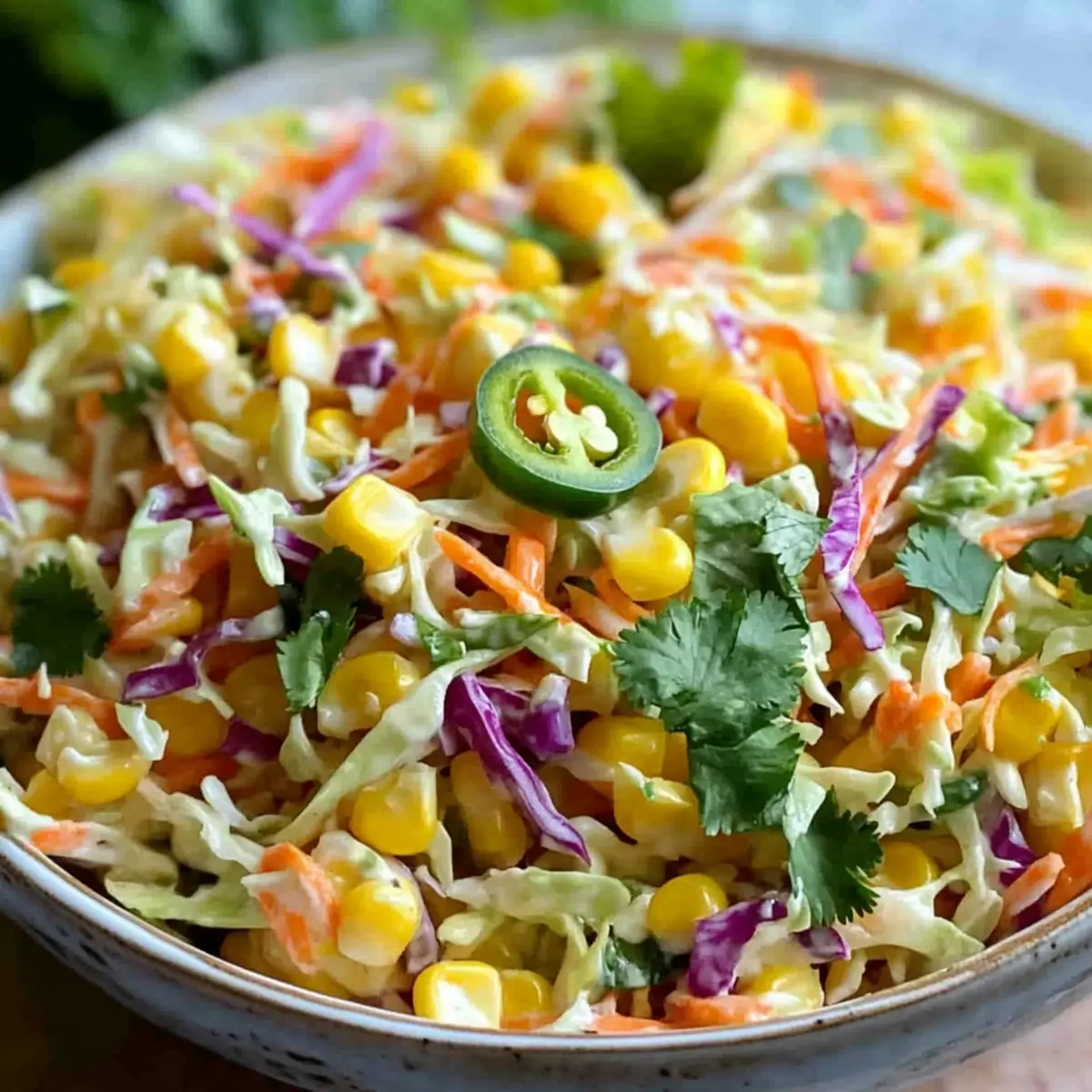 Spicy Corn Slaw
