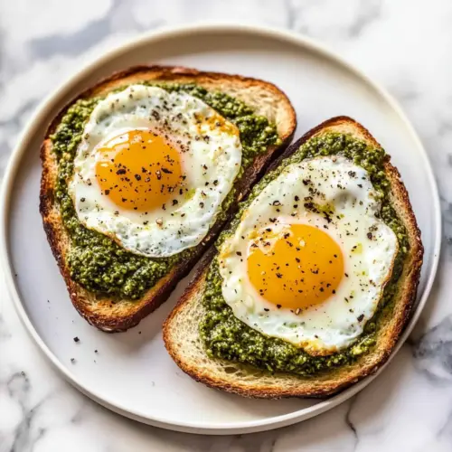 Easy Pesto Eggs Recipe