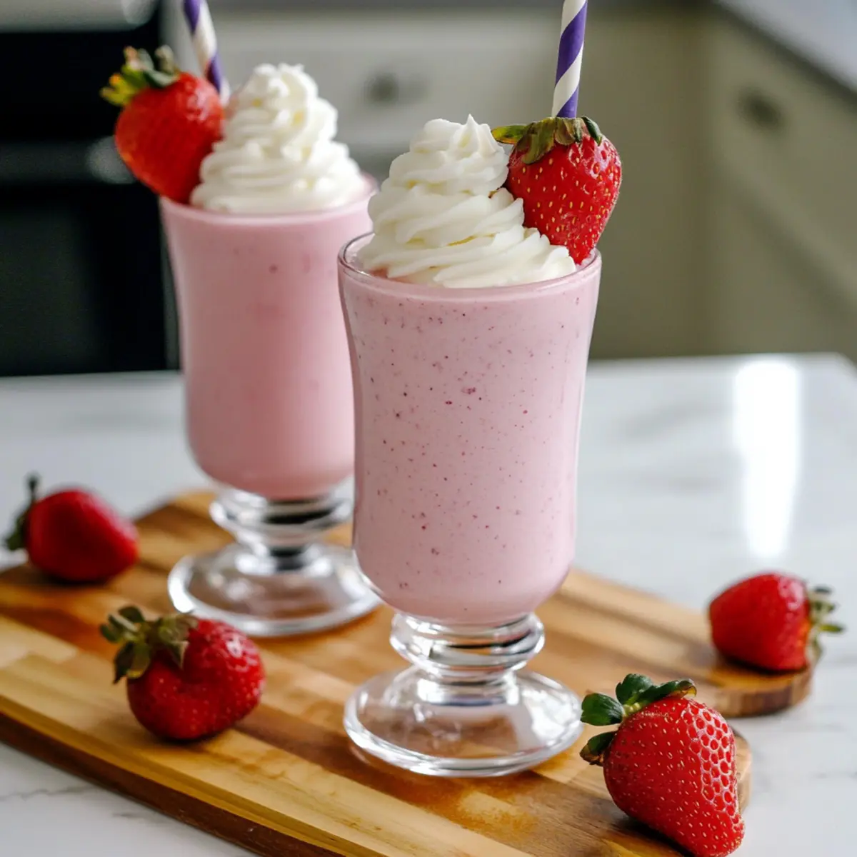 Banana Strawberry Shake