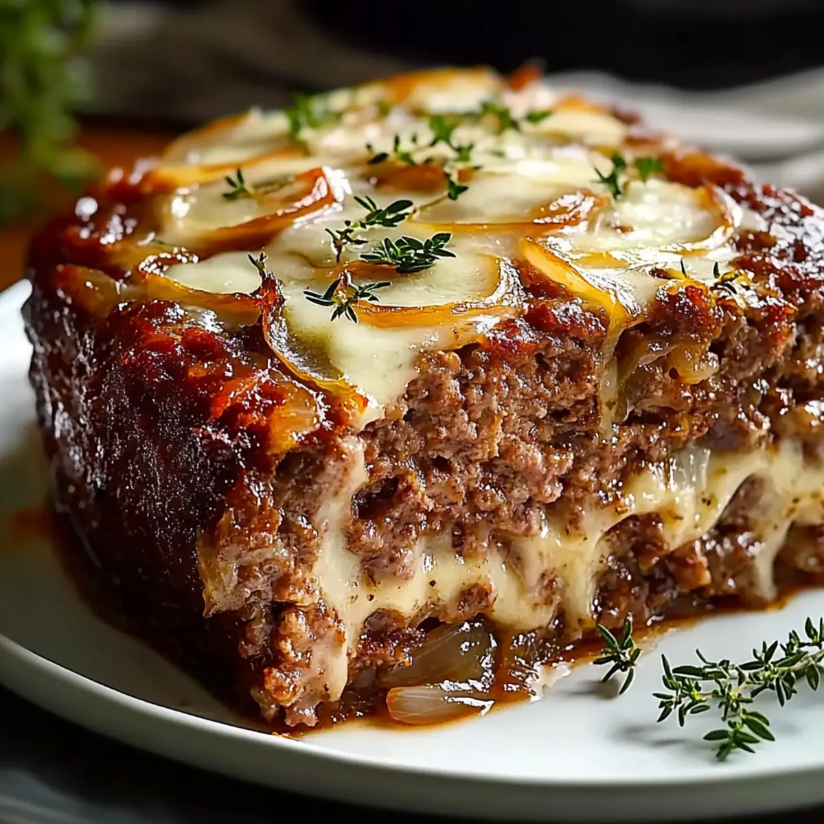 French Onion Meatloaf