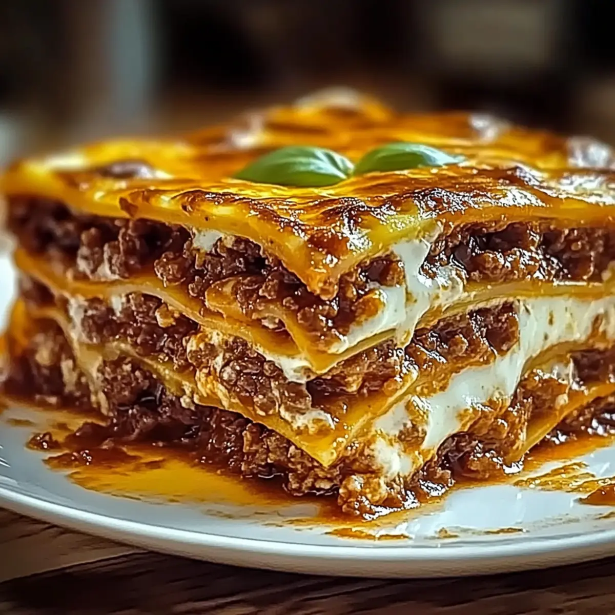 Savory Lasagna alla Bolognese