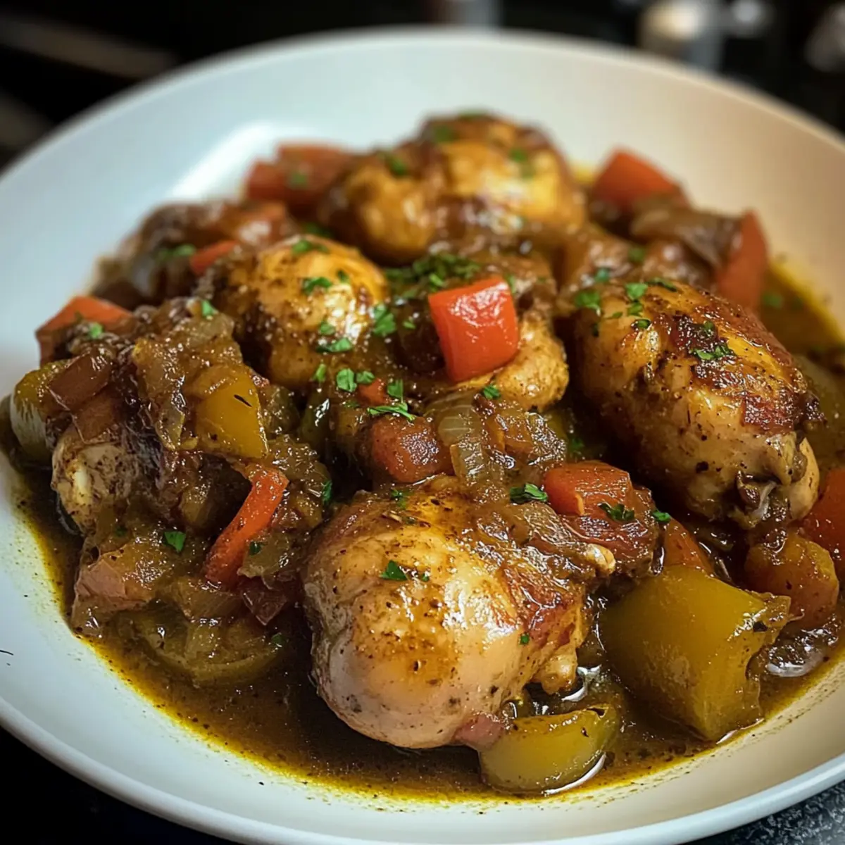 Jamaican Fricassee Chicken