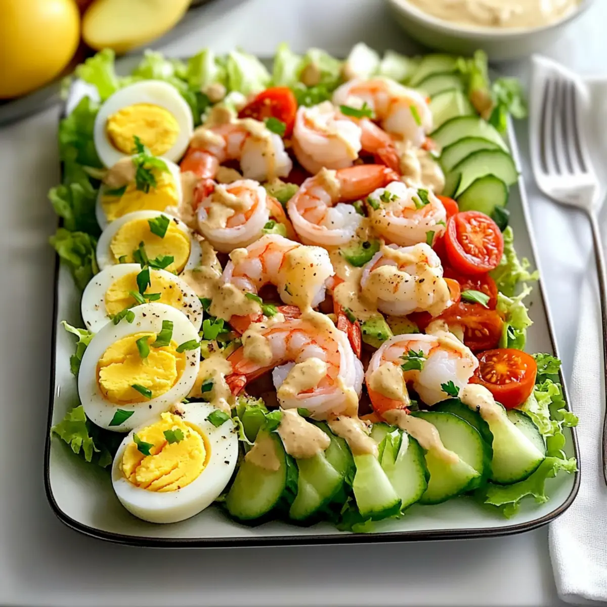 Irresistible Shrimp Louie Salad