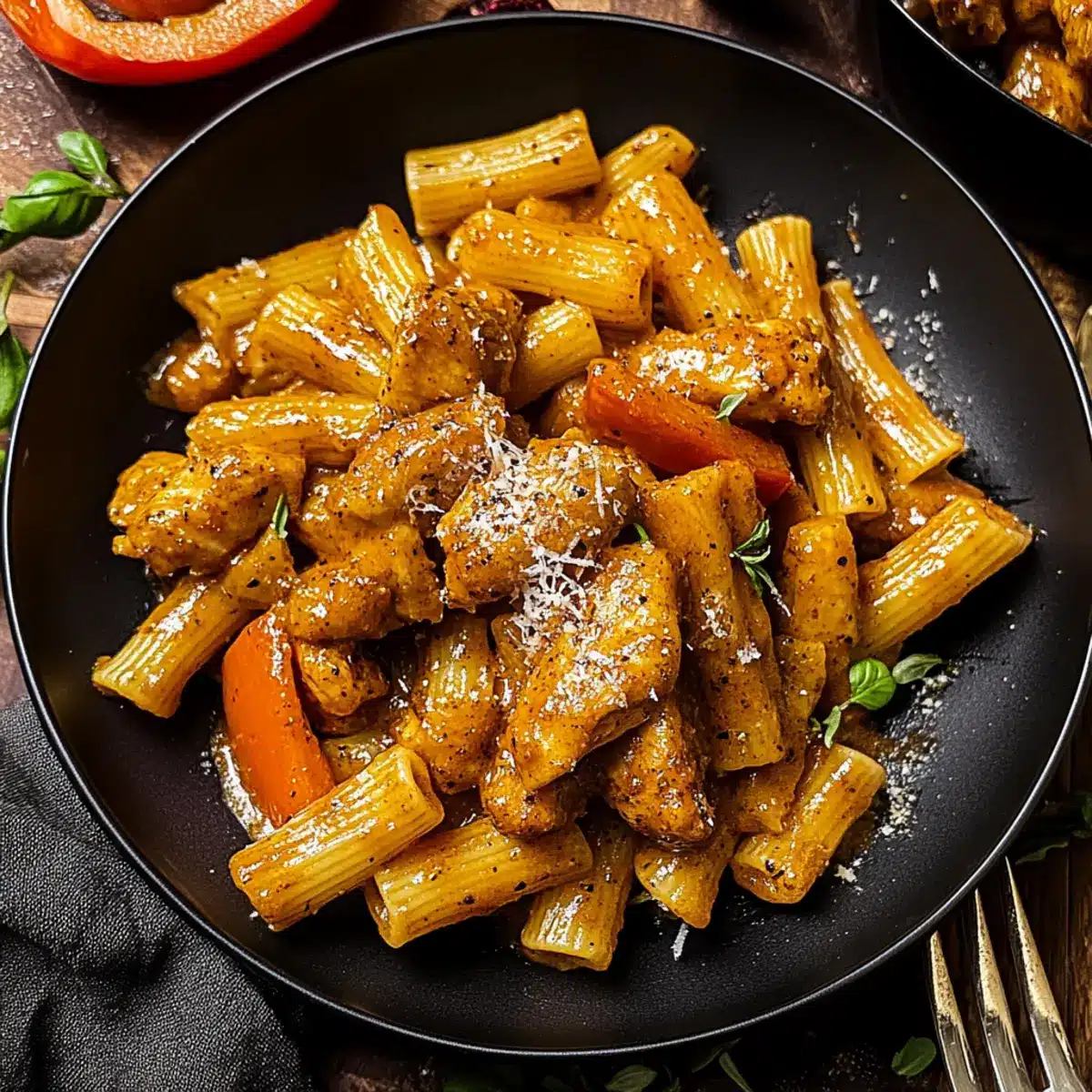 Authentic Jerk Chicken Rasta Pasta