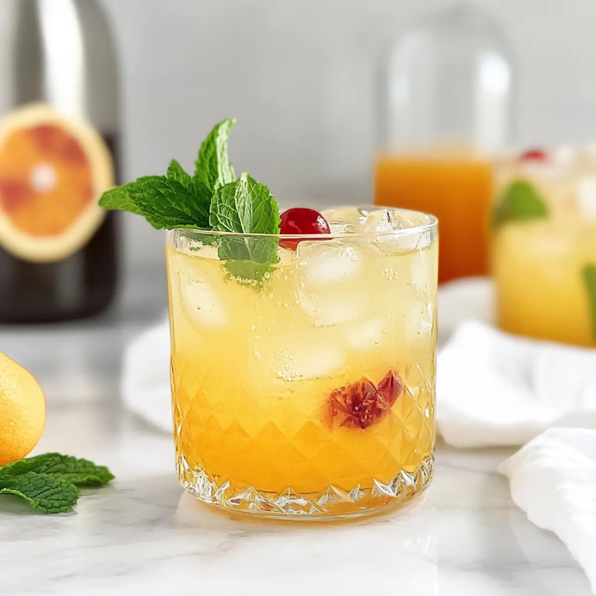 Citrus Orange Mocktail (Non-Alcoholic)