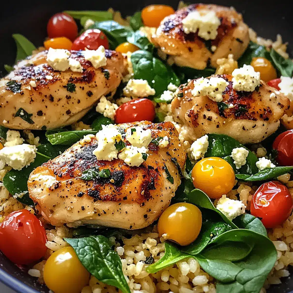 Greek Chicken and Lemon Rice