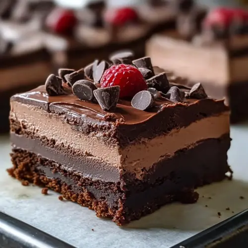 Chocolate Mousse Brownies