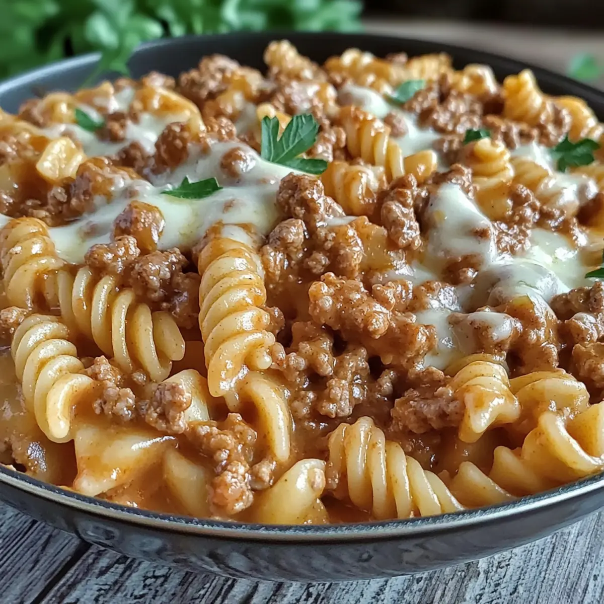 High Protein Hamburger Helper