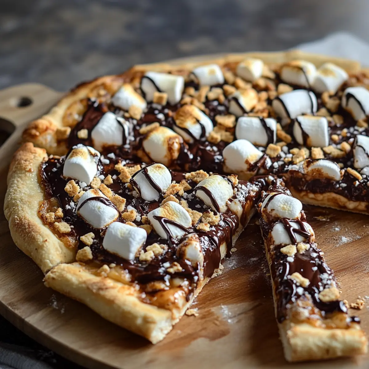 Sweet Smores Pizza