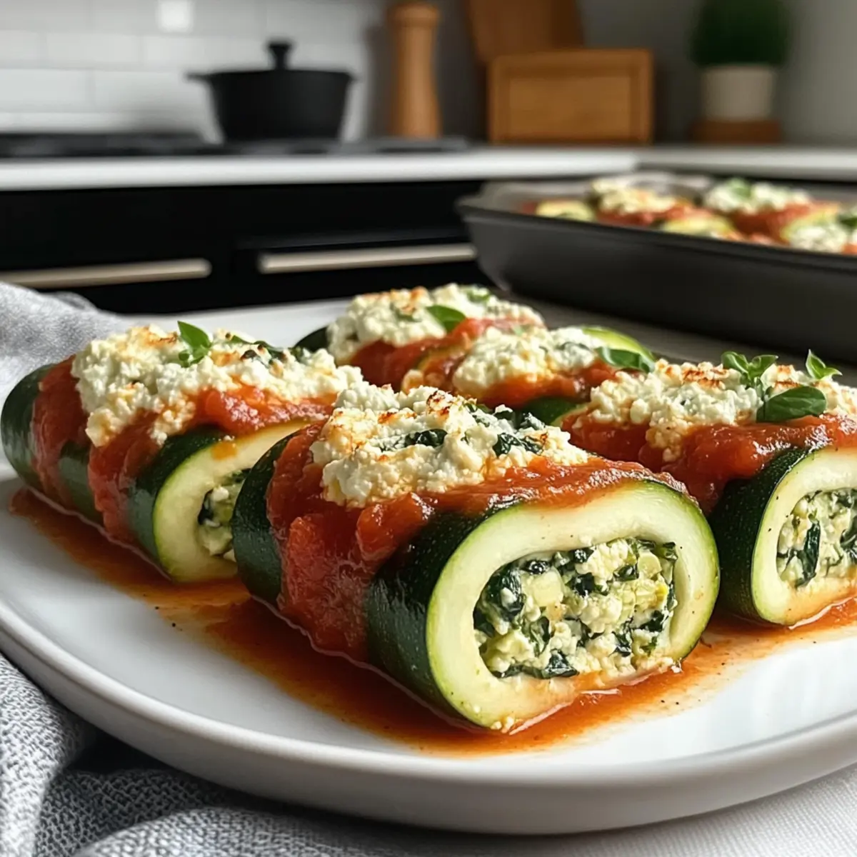 Easy Vegan Zucchini Rollatini Recipe