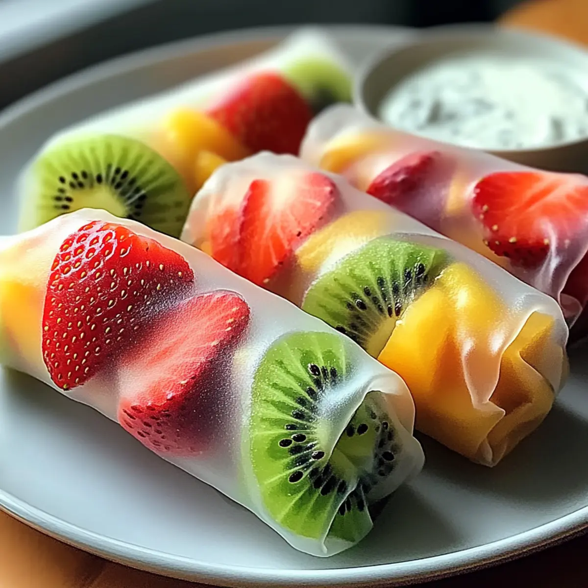 Delicious Fruit Spring Rolls