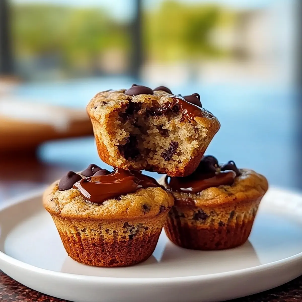 Flourless Peanut Butter Muffins