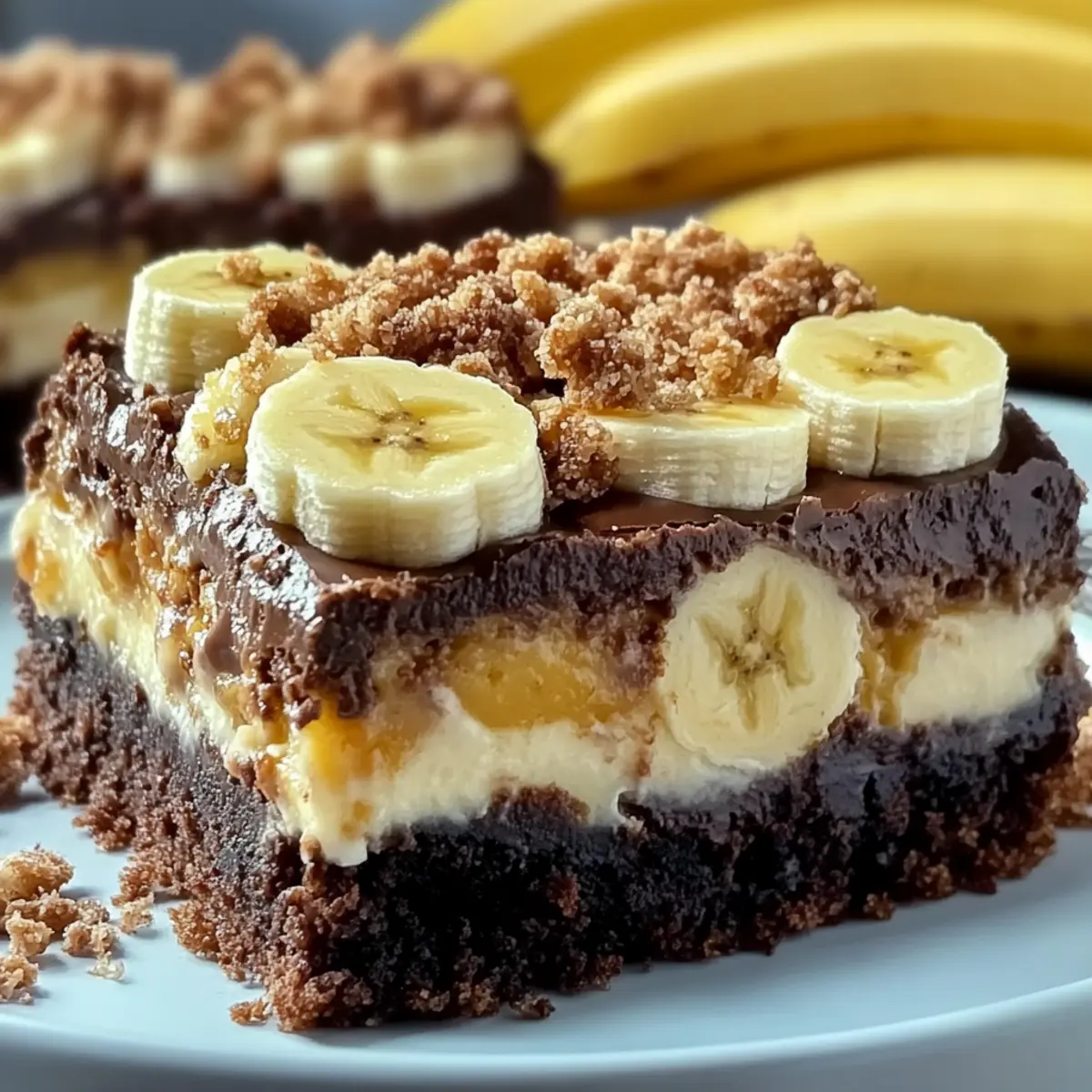 Banana Pudding Brownies