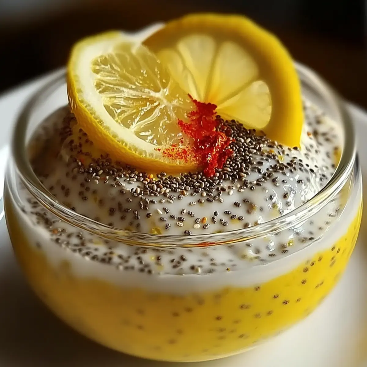 Lemon Cream Chia Pudding