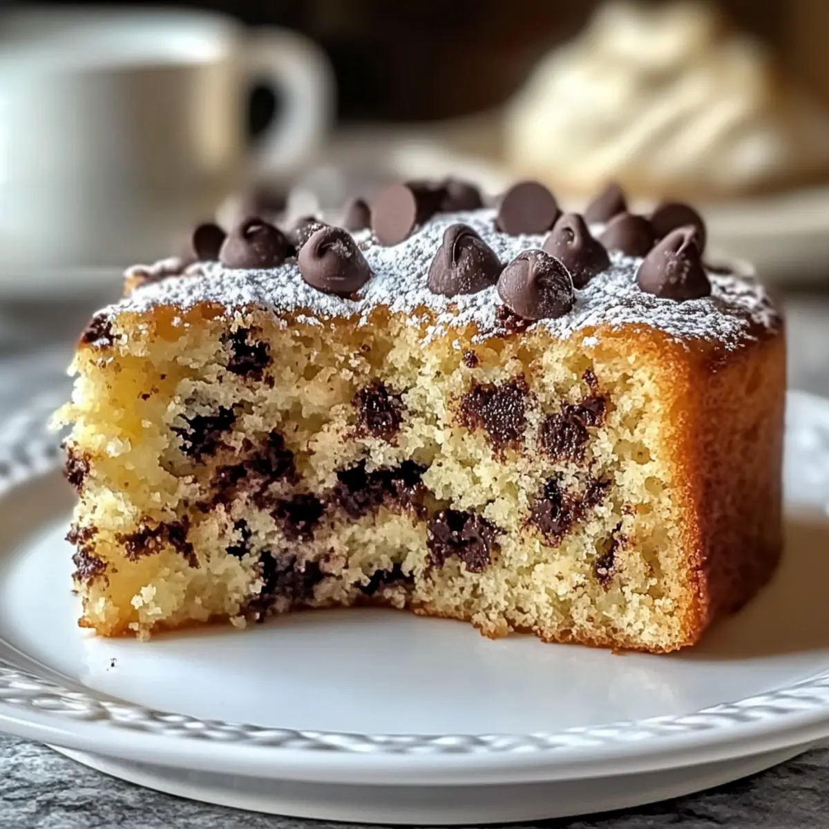 Italian Chocolate Chip Ricotta Cake