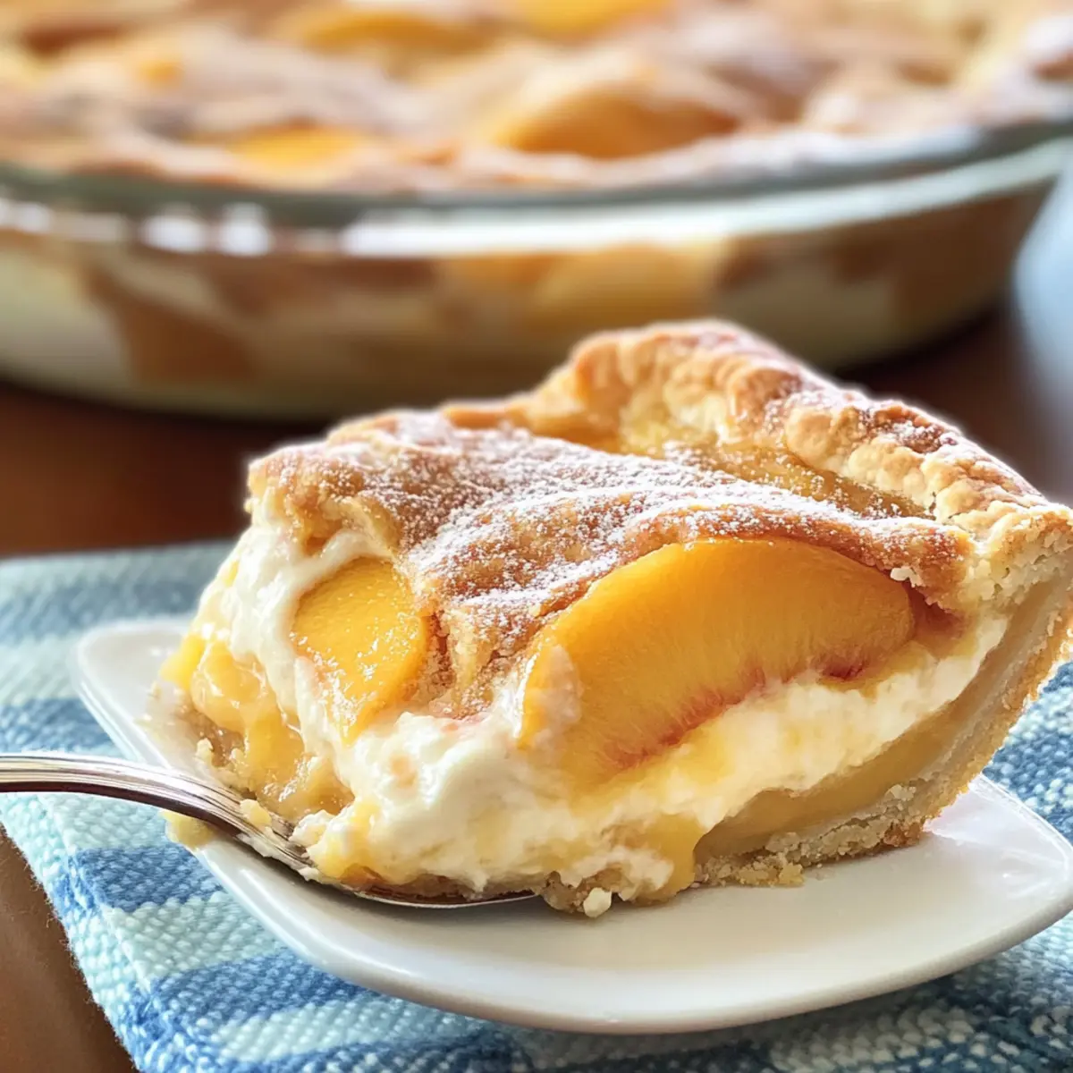 Peaches and Cream Pie