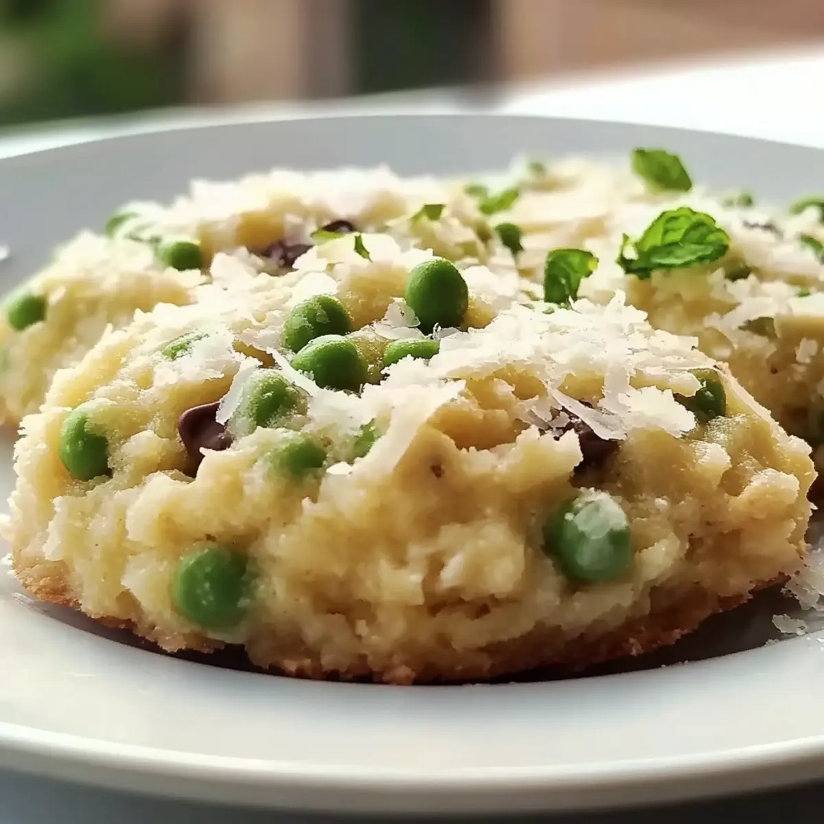 Fresh & Creamy Pea and Mint Risotto