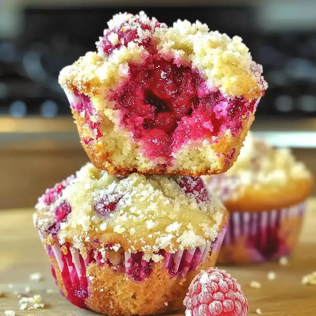 Raspberry Streusel Muffins