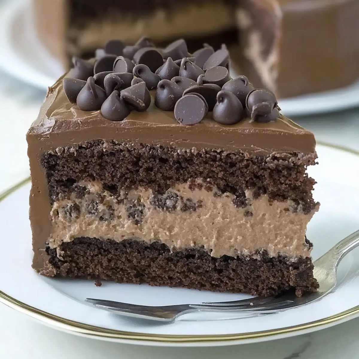 Hershey’s Chocolate Cheesecake Cake