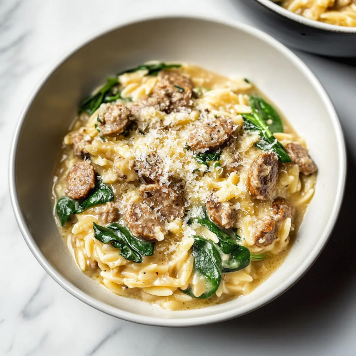 Italian Sausage Orzo