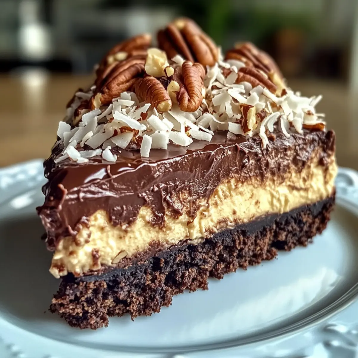 German Chocolate Cheesecake