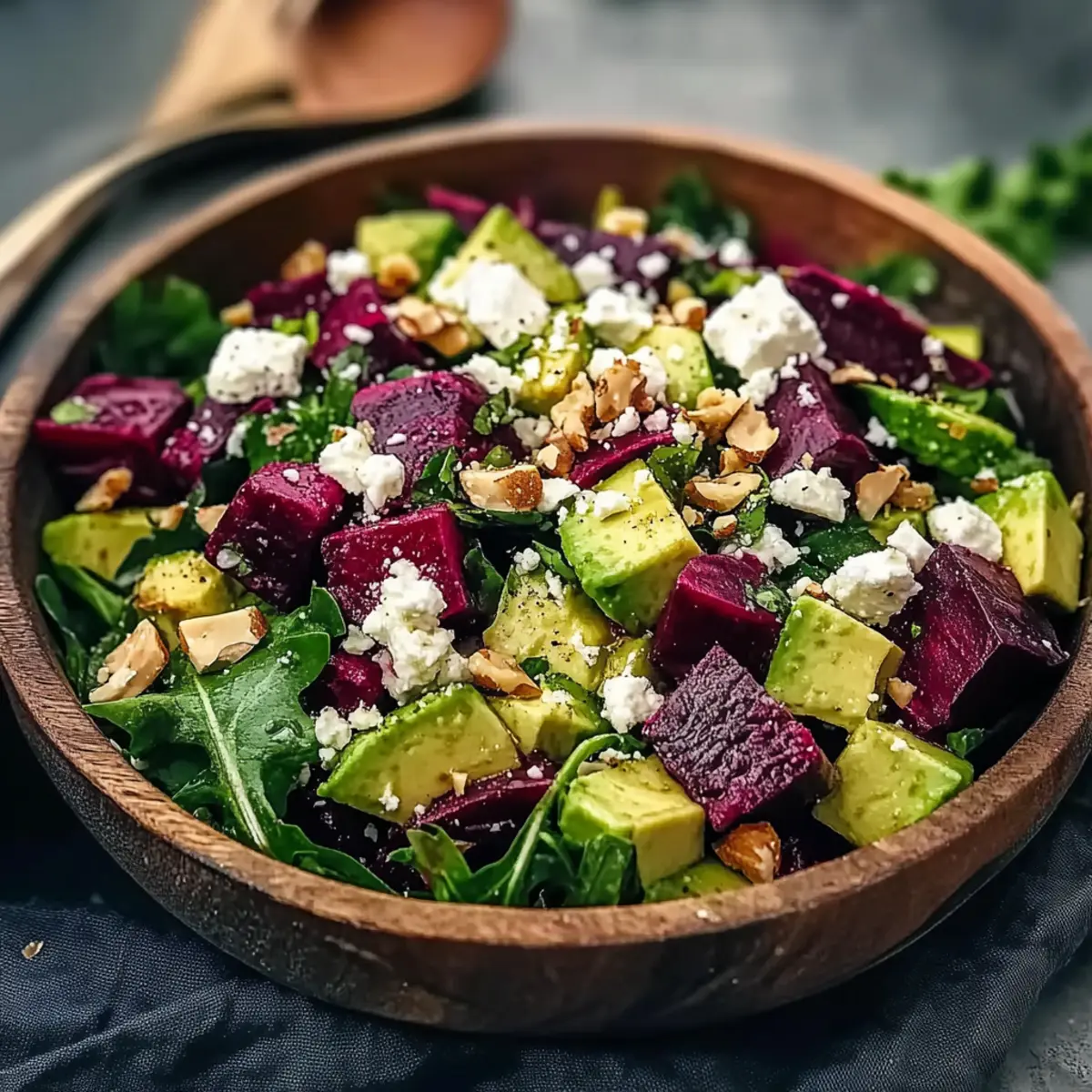 Salade betteraves avocat feta