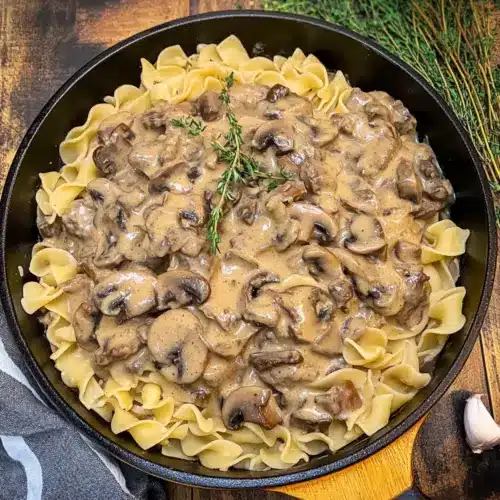 Dutch Oven Beef Stroganoff