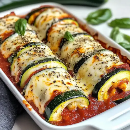 Baked Zucchini Roll Ups