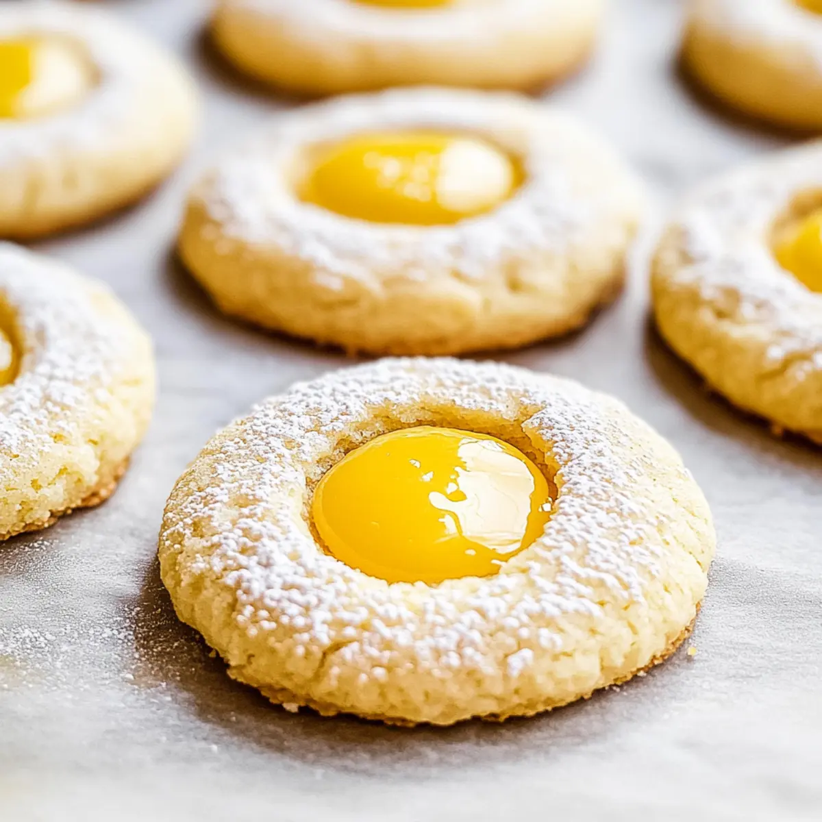 The BEST Lemon Curd Cookies