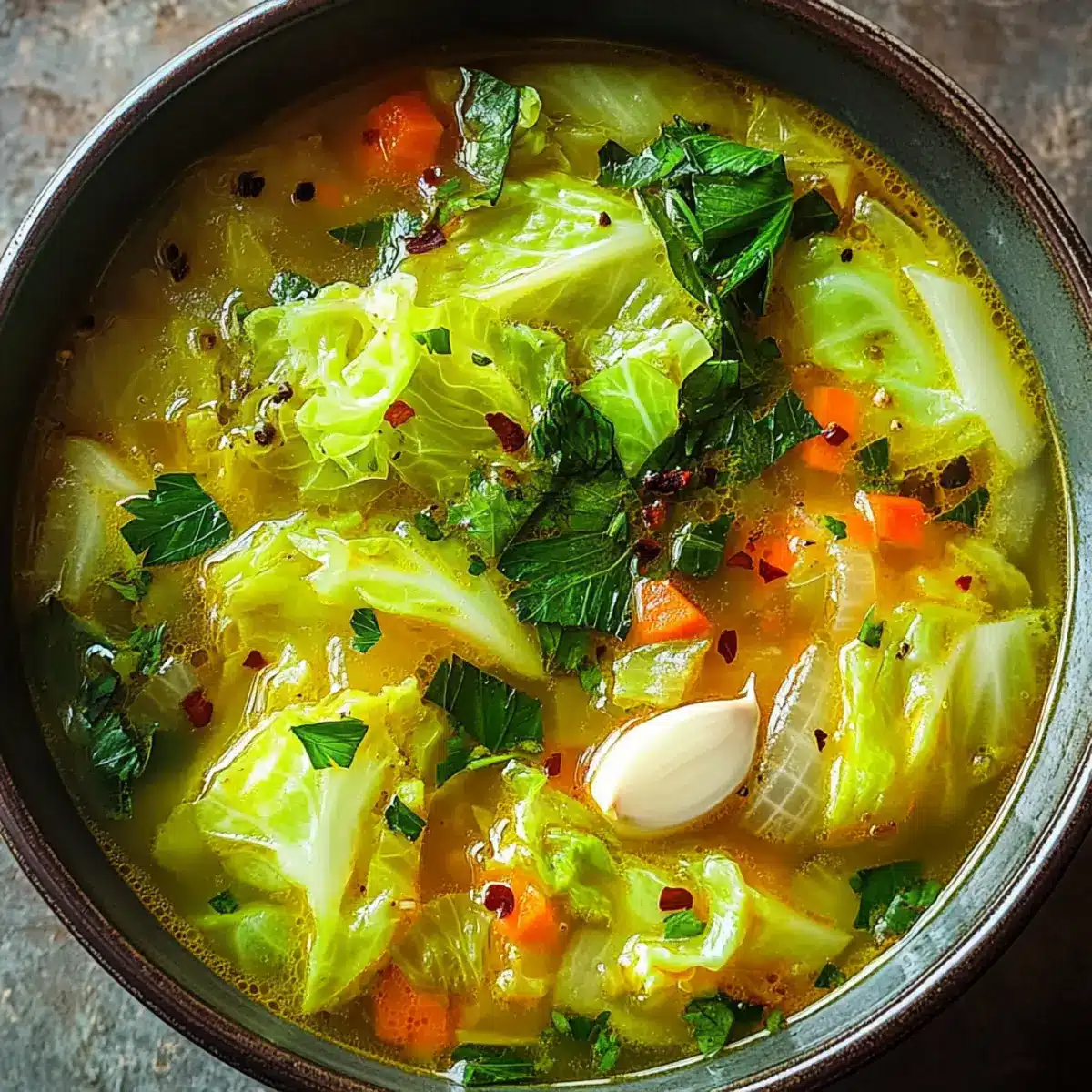 Anti-Inflammatory Cabbage and Ginger Soup