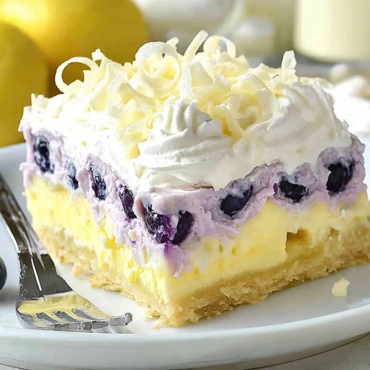 Lemon Blueberry Lasagna