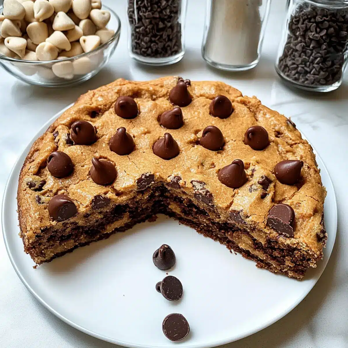 Gluten-free Chocolate Chip Cookie Cake