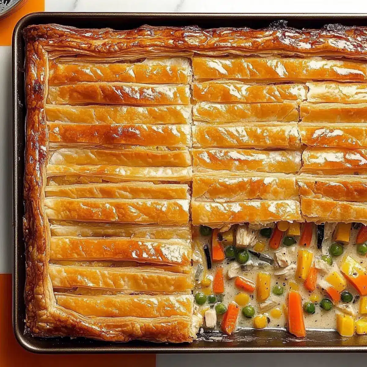 Sheet-Pan Chicken Potpie