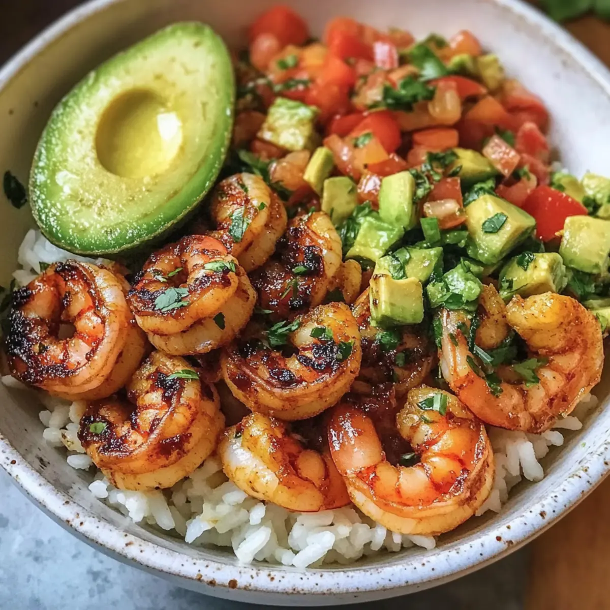 Chipotle Lime Shrimp Bowl