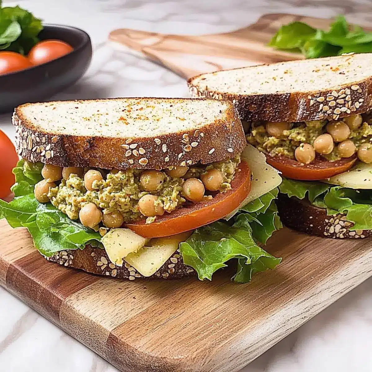 Chickpea Salad Sandwiches