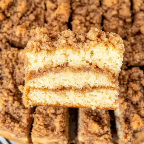 Cinnamon Streusel Applesauce Coffee Cake